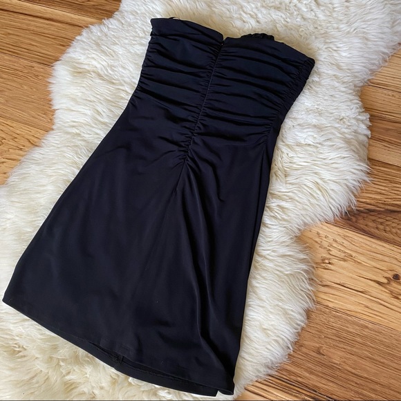 Max and Cleo One Shoulder Dress Black Size 4 - Picture 7 of 9